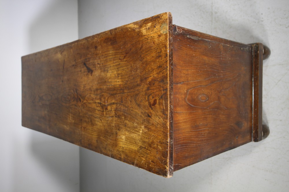 Beautiful Early 19th Century Antique Elm Dresser Base View VI