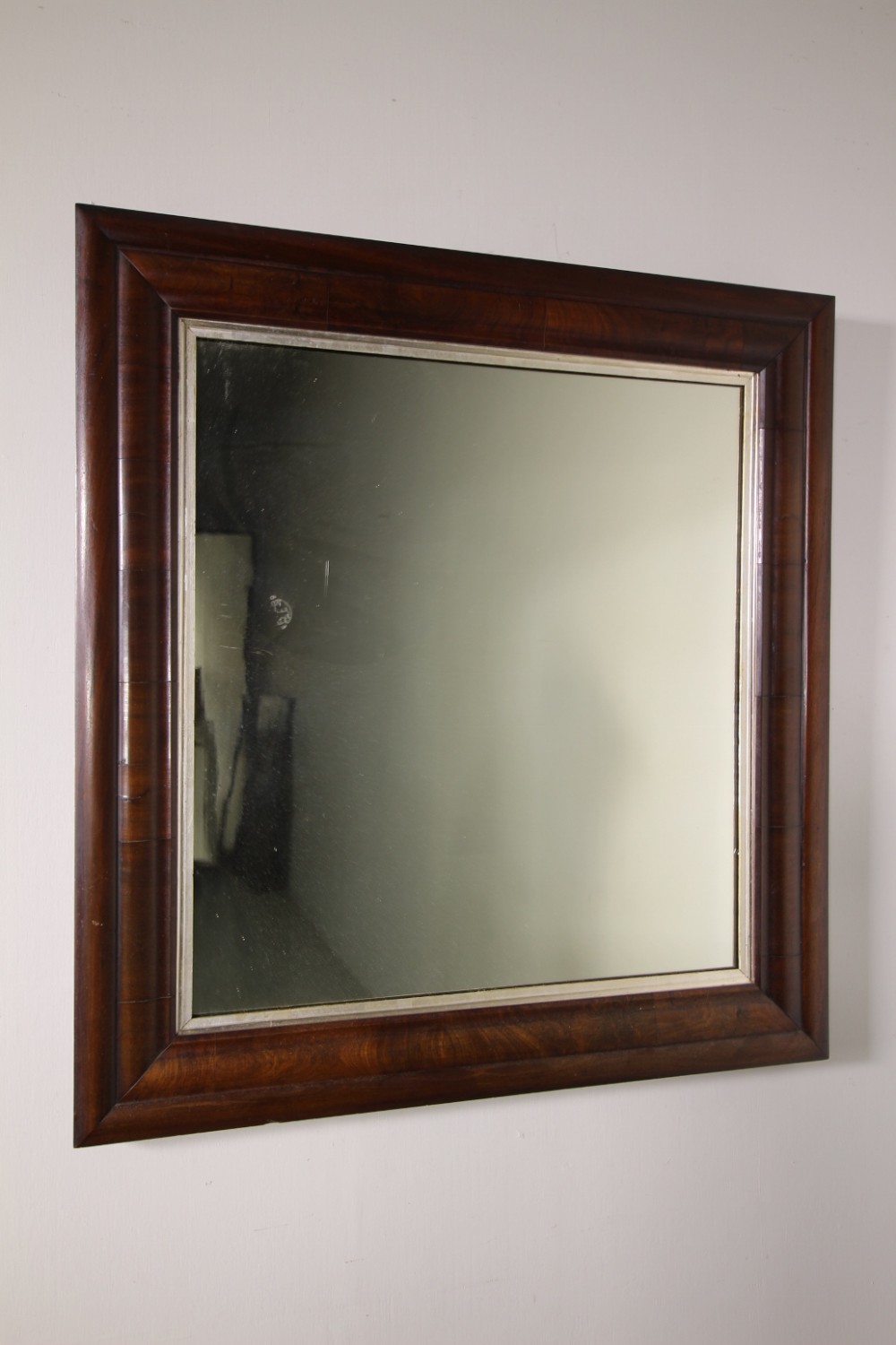 Large English Regency Antique Mahogany Mirror