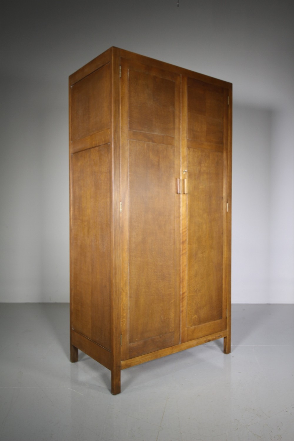 Heals of London 1920’s Oak Compactum Wardrobe
