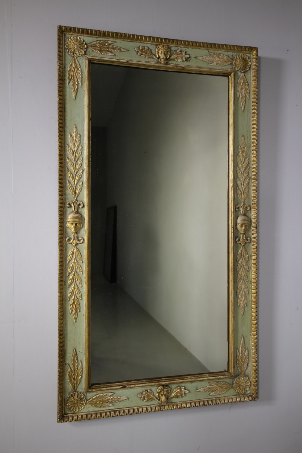 Beautiful Late 18th Century Italian Antique Mirror -Original Paint