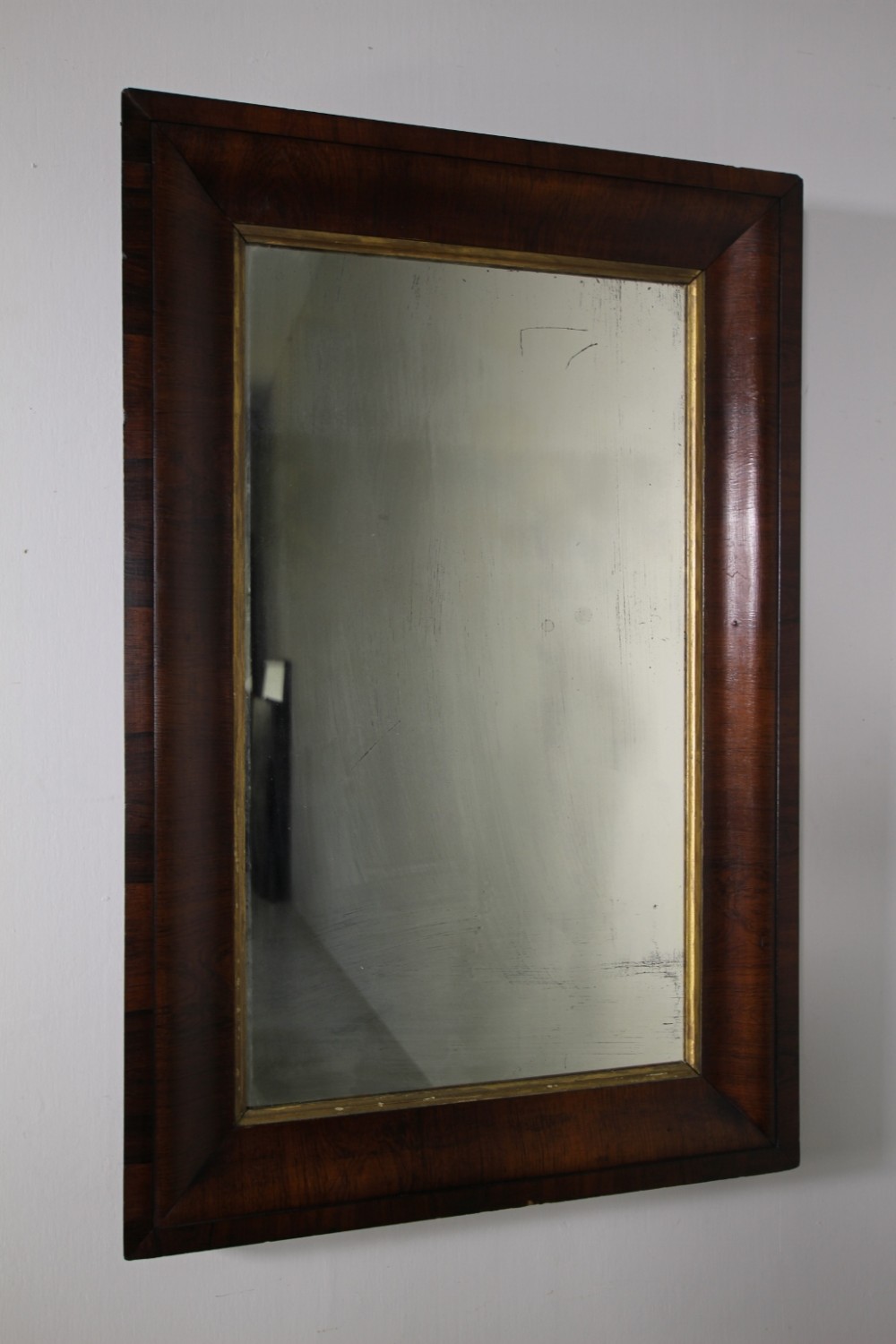 English Regency Rosewood Wall Mirror