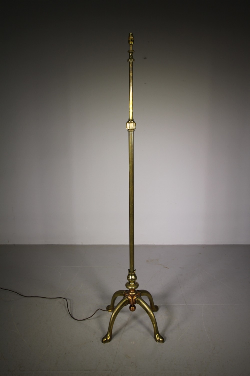 19th Century Benson Antique Arts & Crafts Floor Lamp