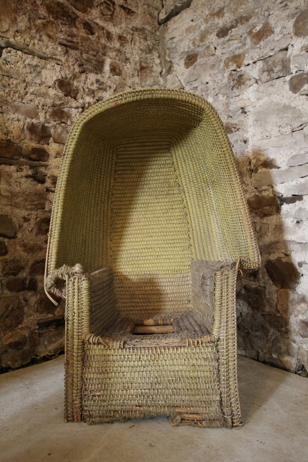 Very Rare Early 19th Century Lipp-Work Antique Armchair