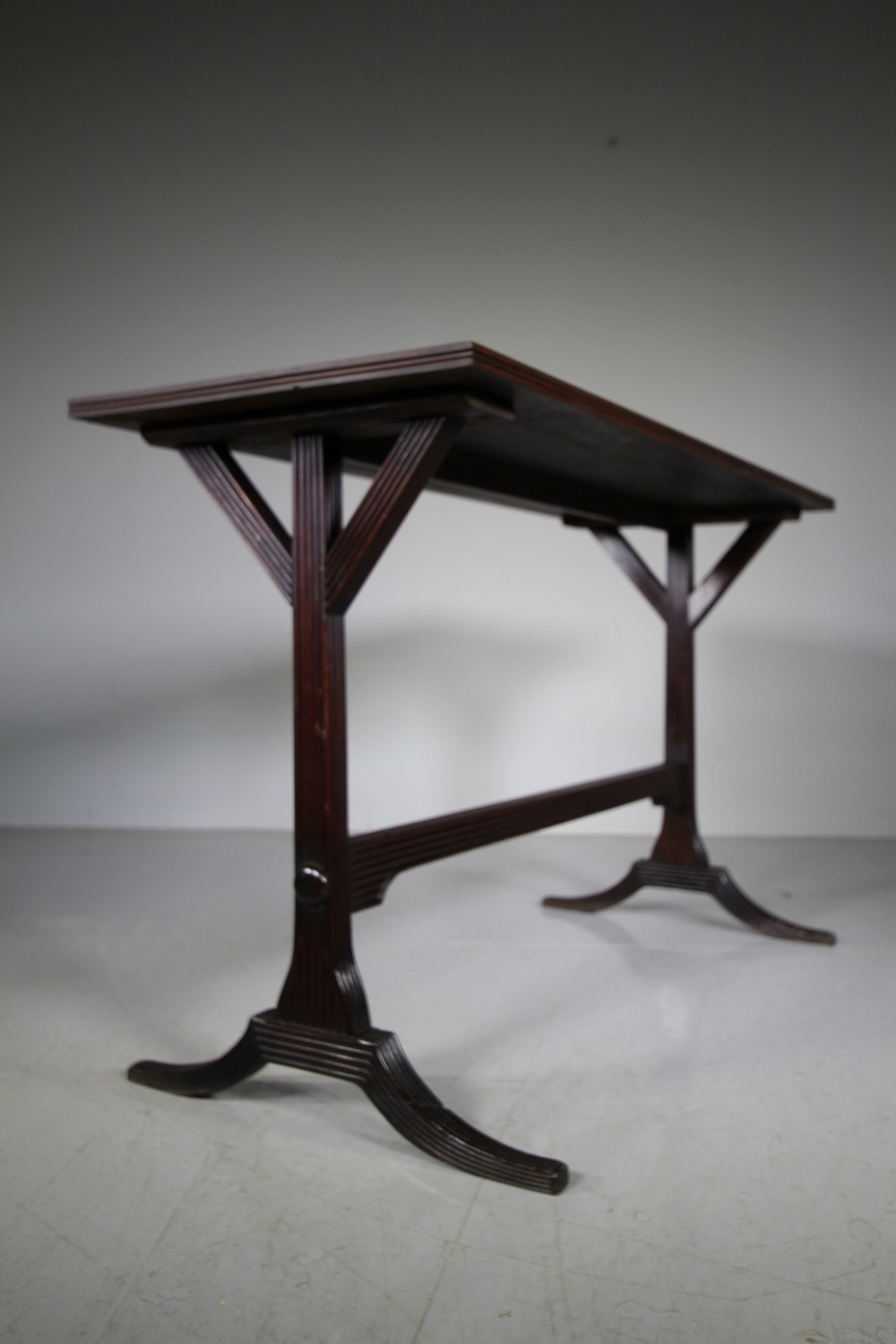 English 19th Century Antique Mahogany Side Table