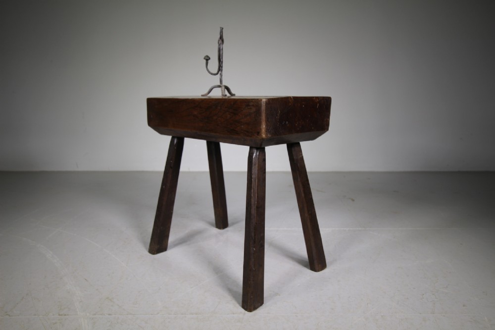 English Early 19th Century Thick Topped Low Side Table