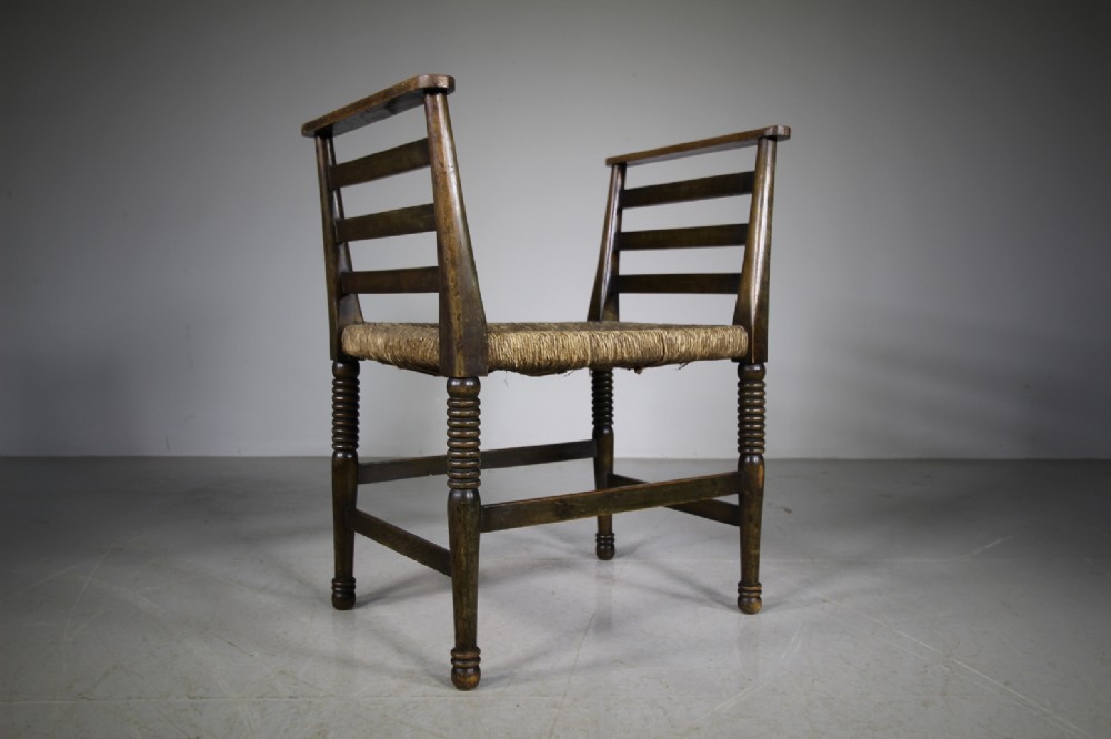 19th Century William Birch Antique Bench Seat