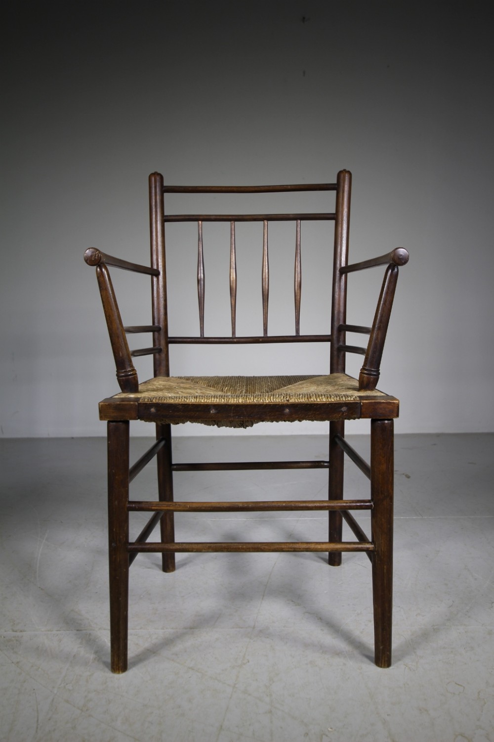 19th Century Morris & Co Antique Sussex Armchair