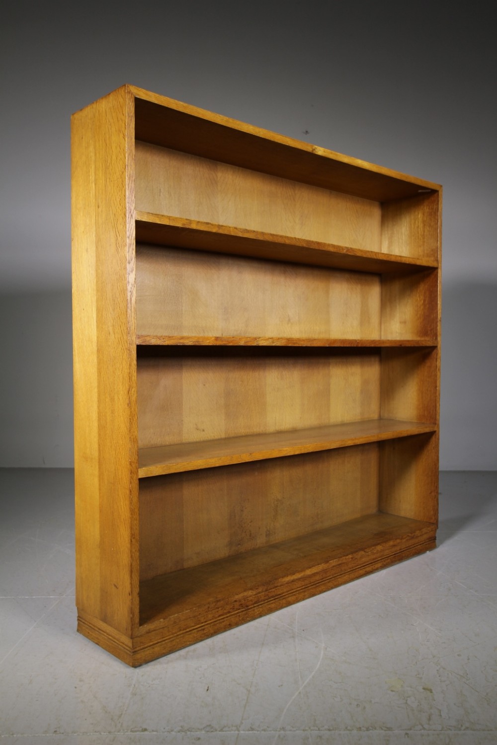 1930's Gordon Russell Oak Open Bookcase 