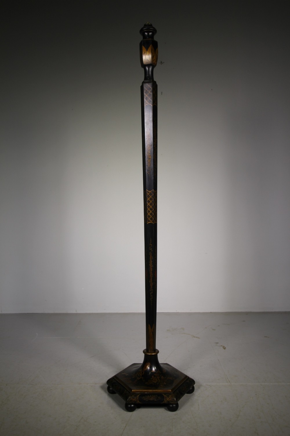 Heals Antique Chinoiserie Floor Lamp – Rewired