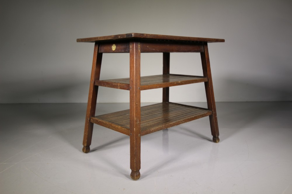 Heals of London 1920’s Tiered Teak Garden Table