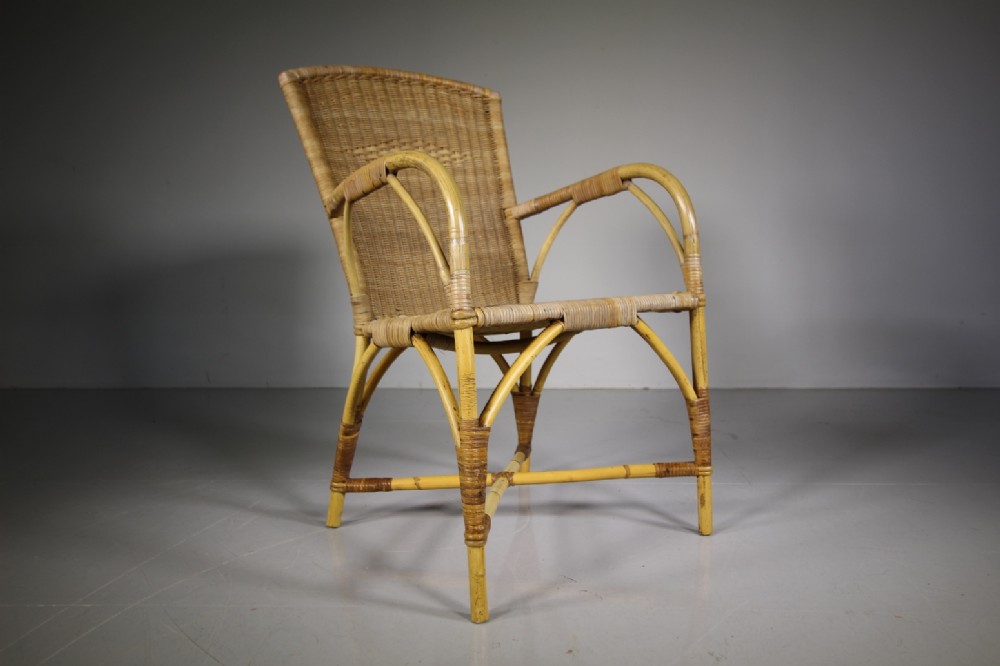 English 1930’S Dryad Garden Armchair