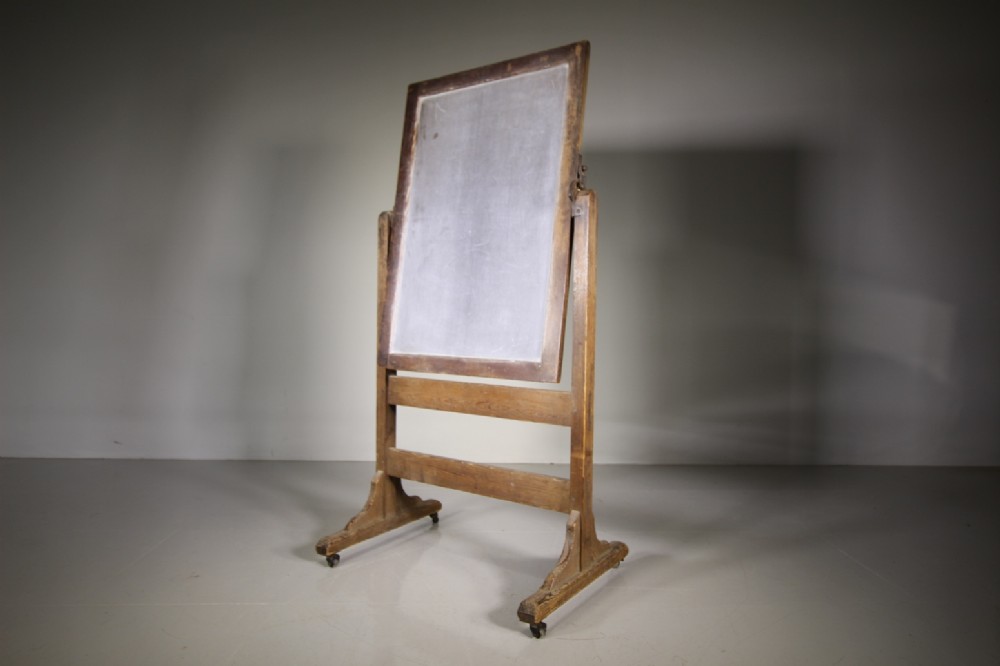 English Edwardian Antique Slate Blackboard