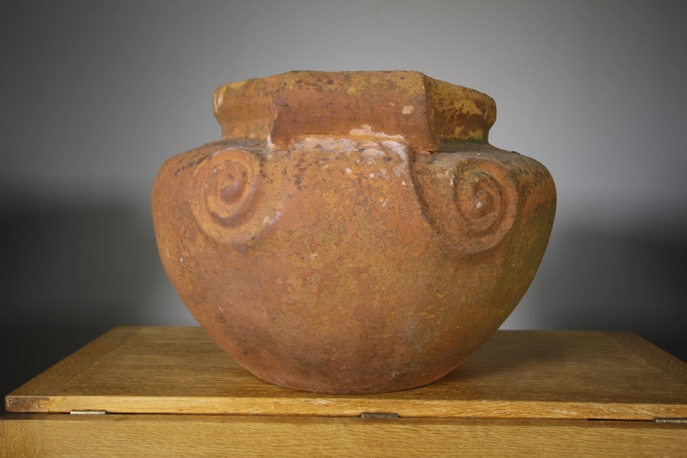Large Antique Terracotta Compton Garden Urn View III
