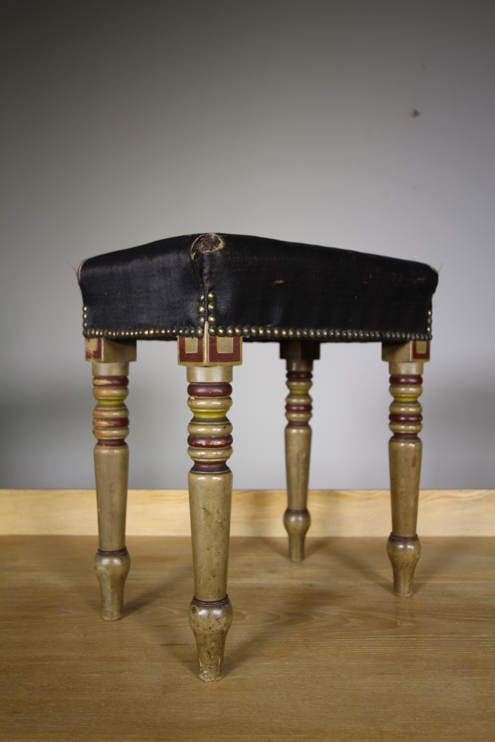 Original Painted Regency Antique Stool