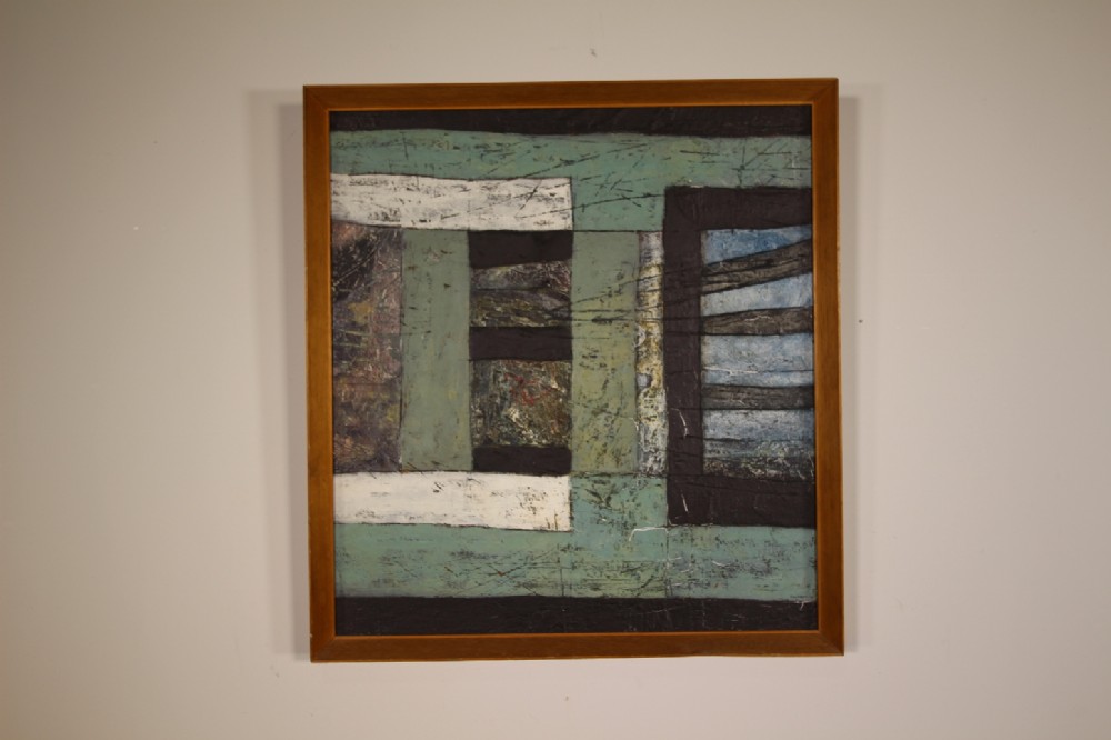 1950’s Purbeck Abstract Painting by Irish Artist Jack John Packenham