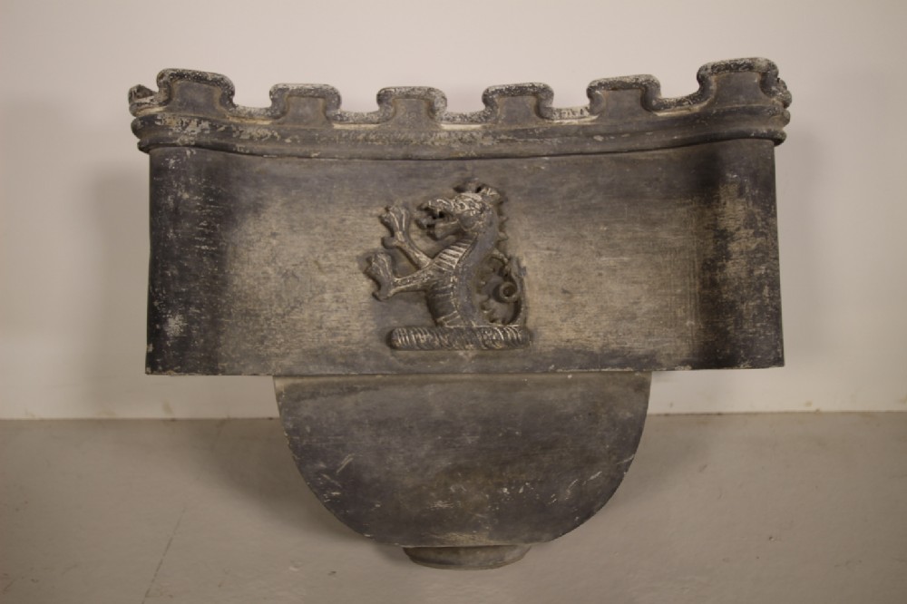 English 19th Century Antique Lead Dragon Hopper