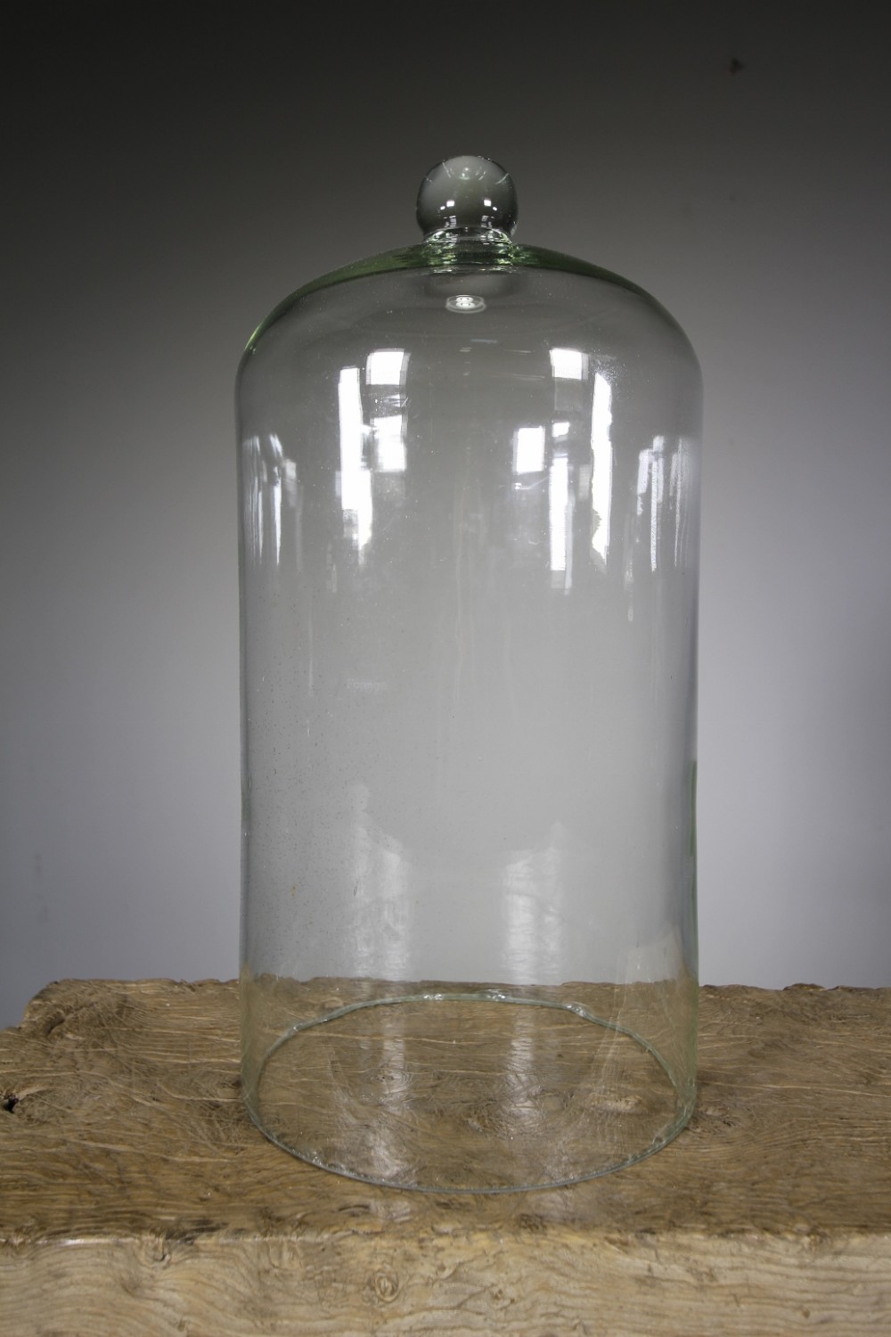 Large English 19th Century Antique Glass Dome Cover