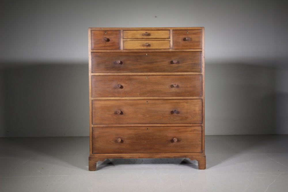 Large Heals Antique Walnut Chest of Drawers – Labelled