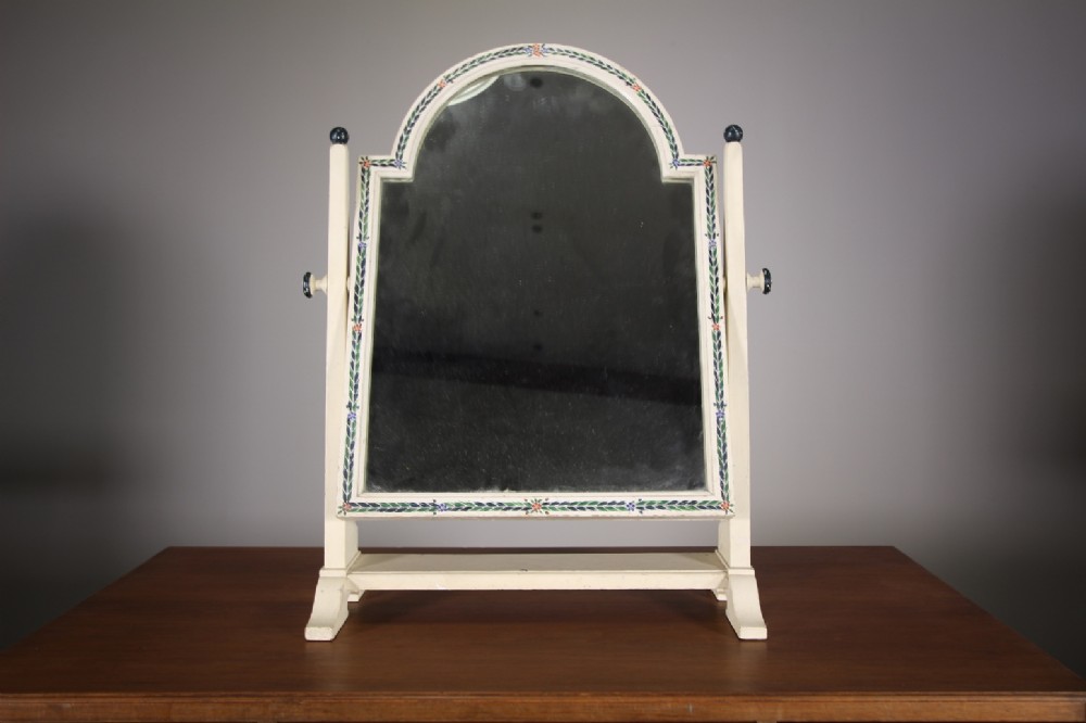 Very Rare Unique Heals Antique Dressing Mirror in Original Paint