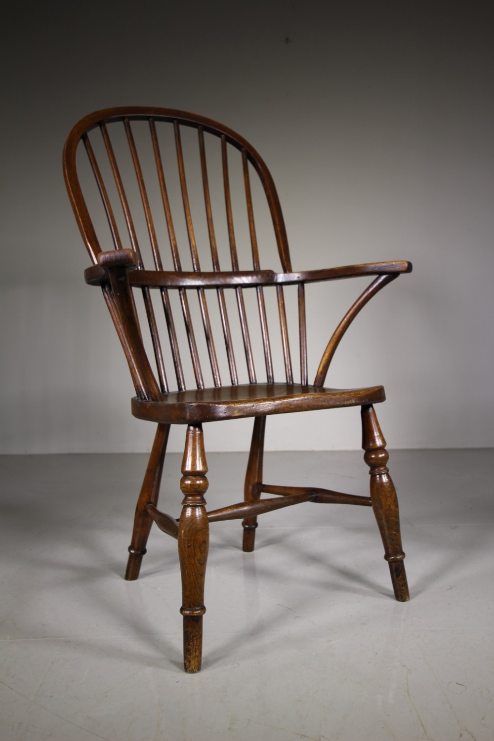 19th Century Antique Stick Back Windsor Chair – Stamped