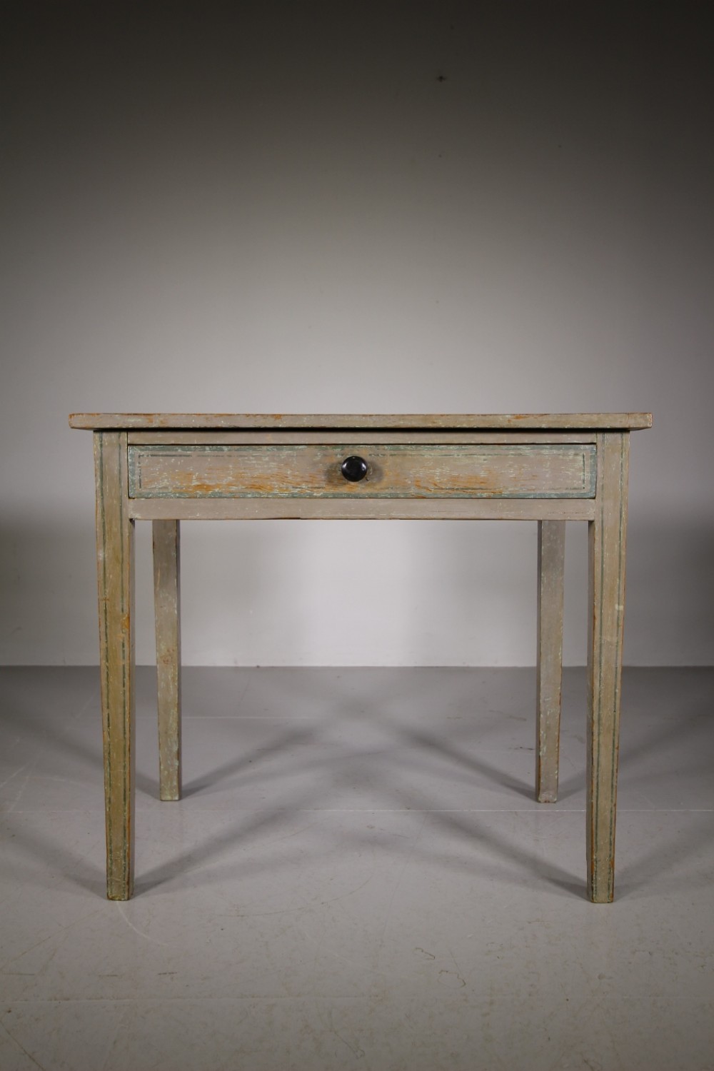 Beautiful Regency Antique Original Painted Pine Side Table