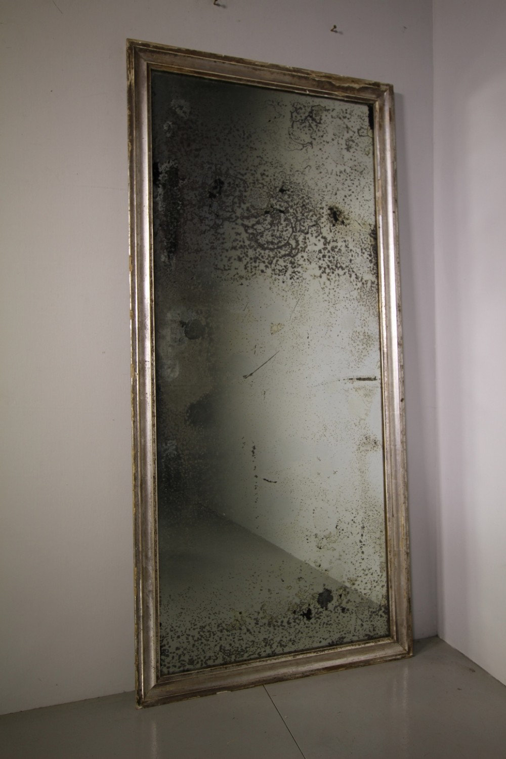 Wonderful 19th Century Antique Silver Gilt Wall Mirror