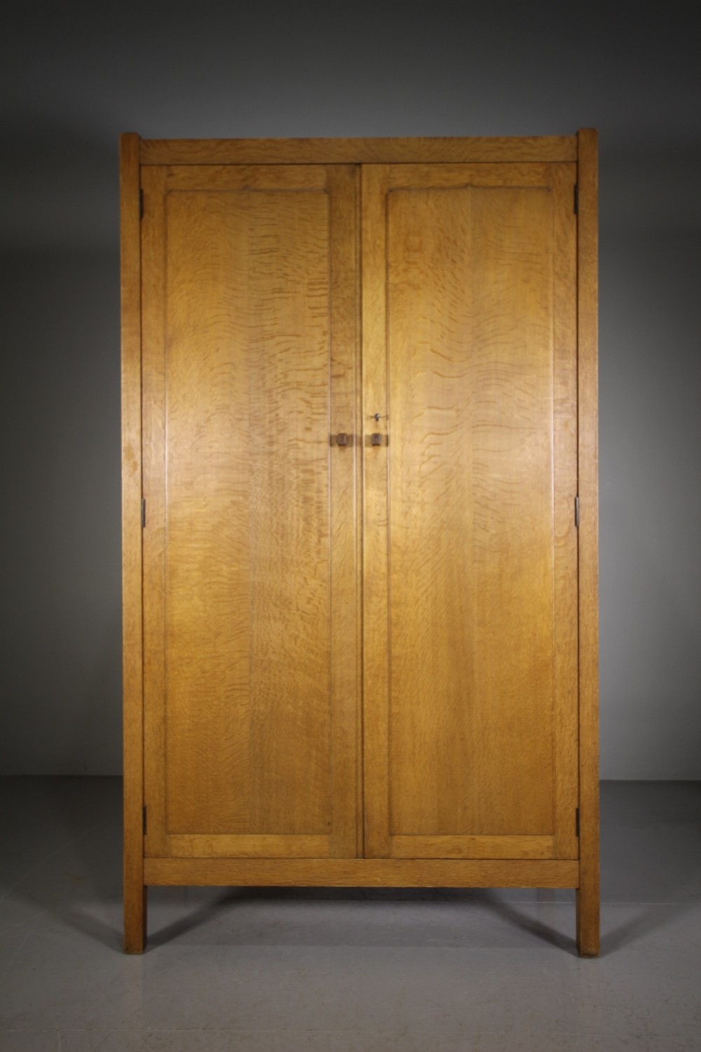Heals Antique Oak Letchworth Wardrobe