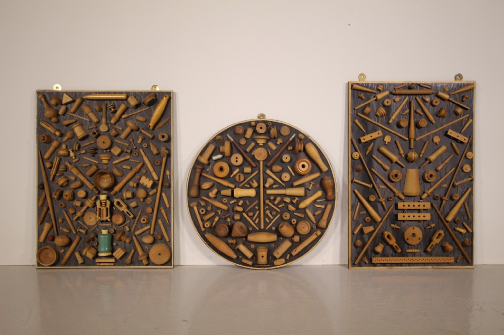 Set Three 1930’s Yorkshire Wood Turning Advertising Boards