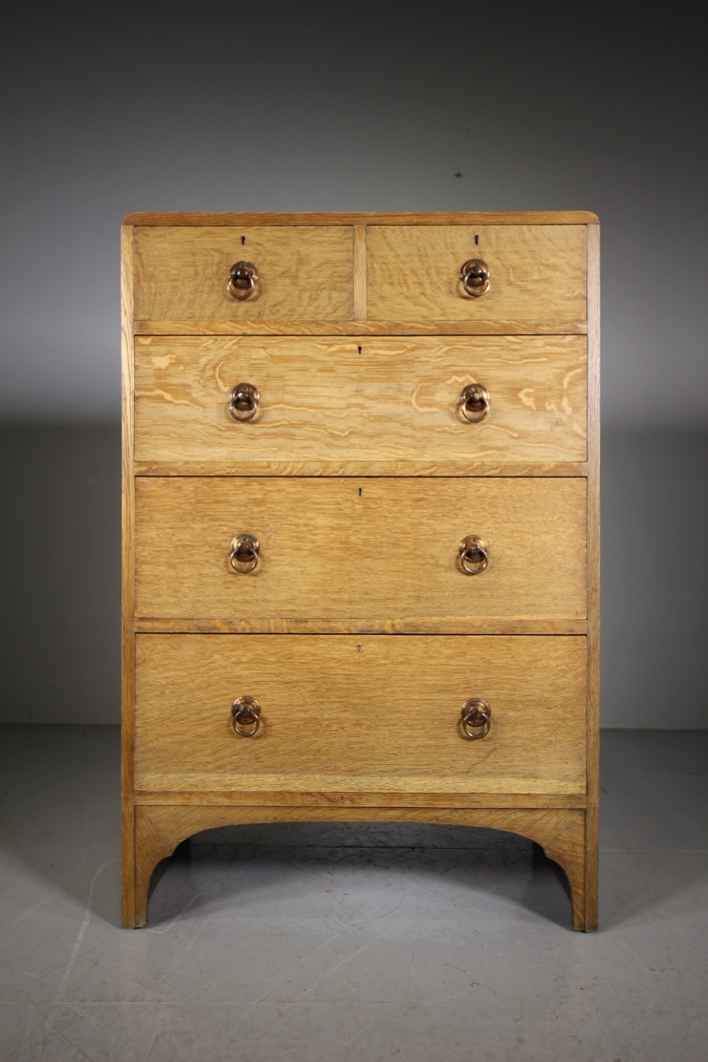 19th Century Antique Oak Liberty London Chest of Drawers
