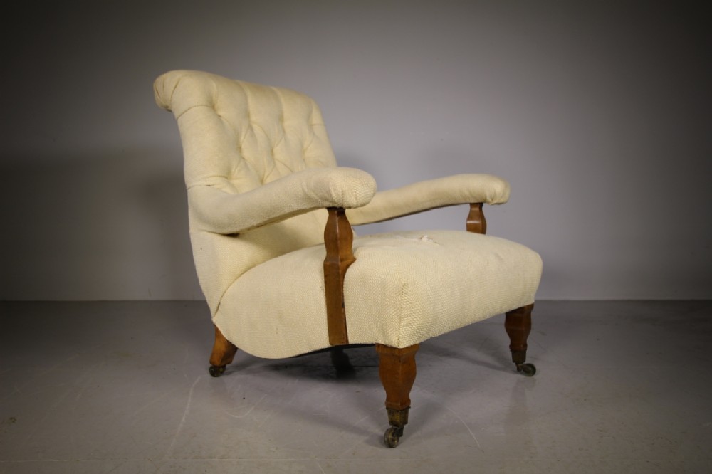Morris & Co Antique Connaught Armchair by George Jack
