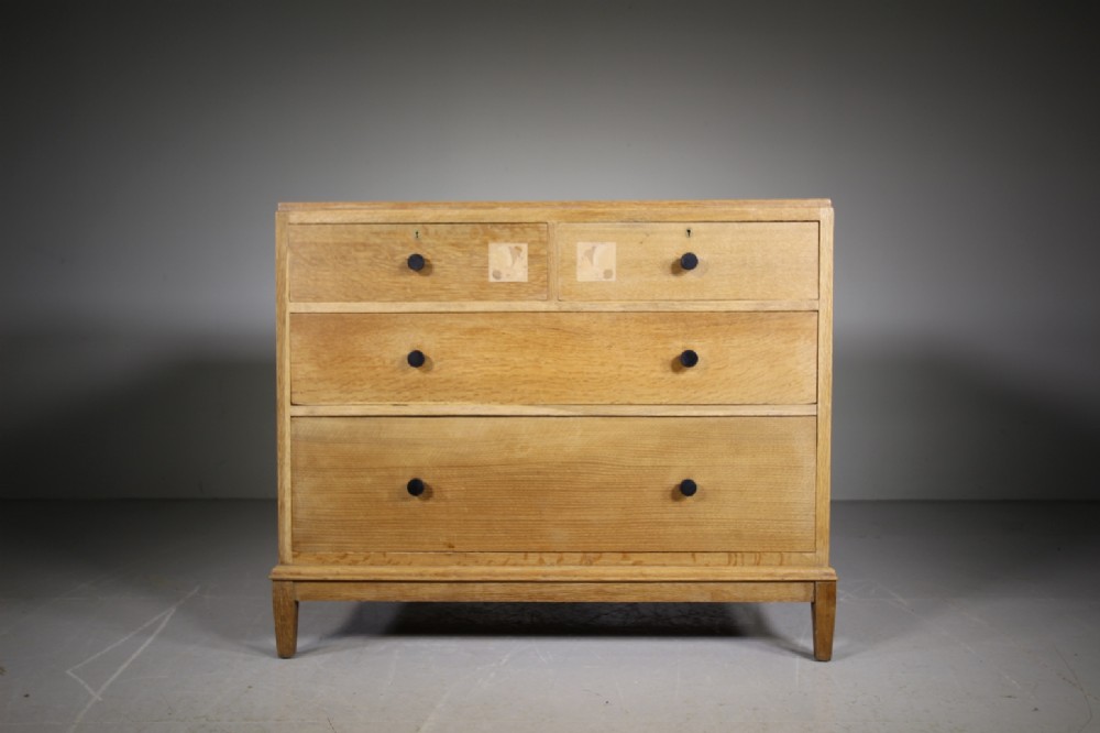 1920’s Bath Cabinet Makers Oak Chest of Drawers