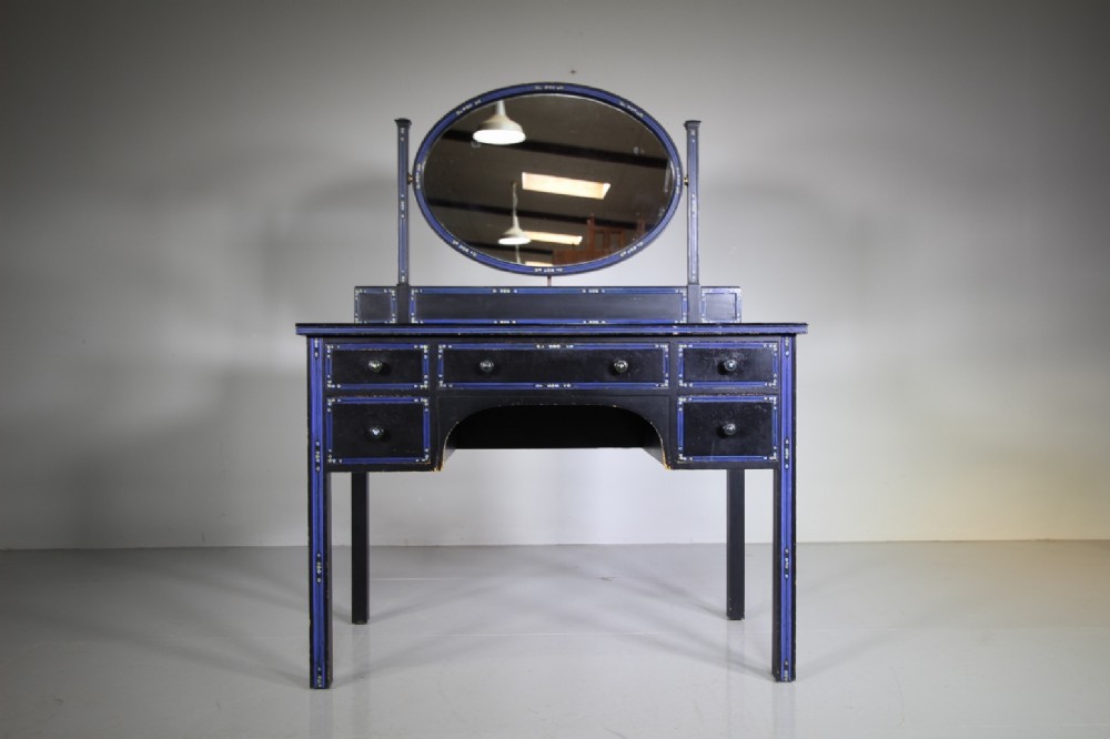 Rare Heals Antique Original Painted Dressing Table 
