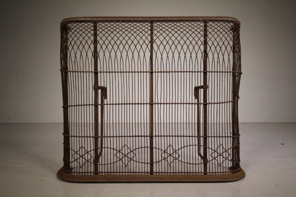 English 19th Century Antique Small Wire Work Fender