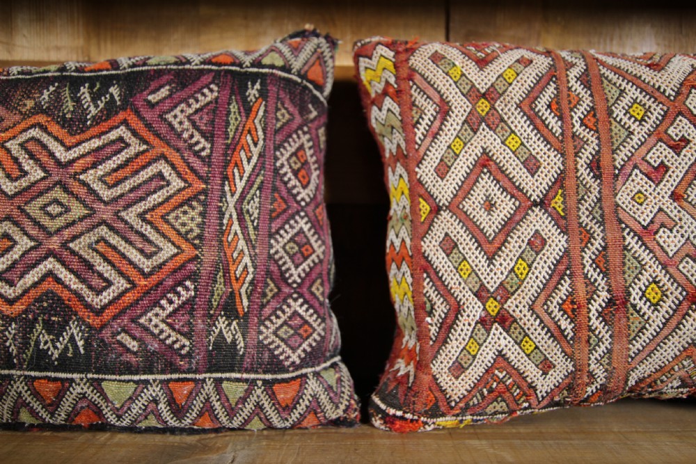 Four Large 19th Century Antique Cushions  View IV