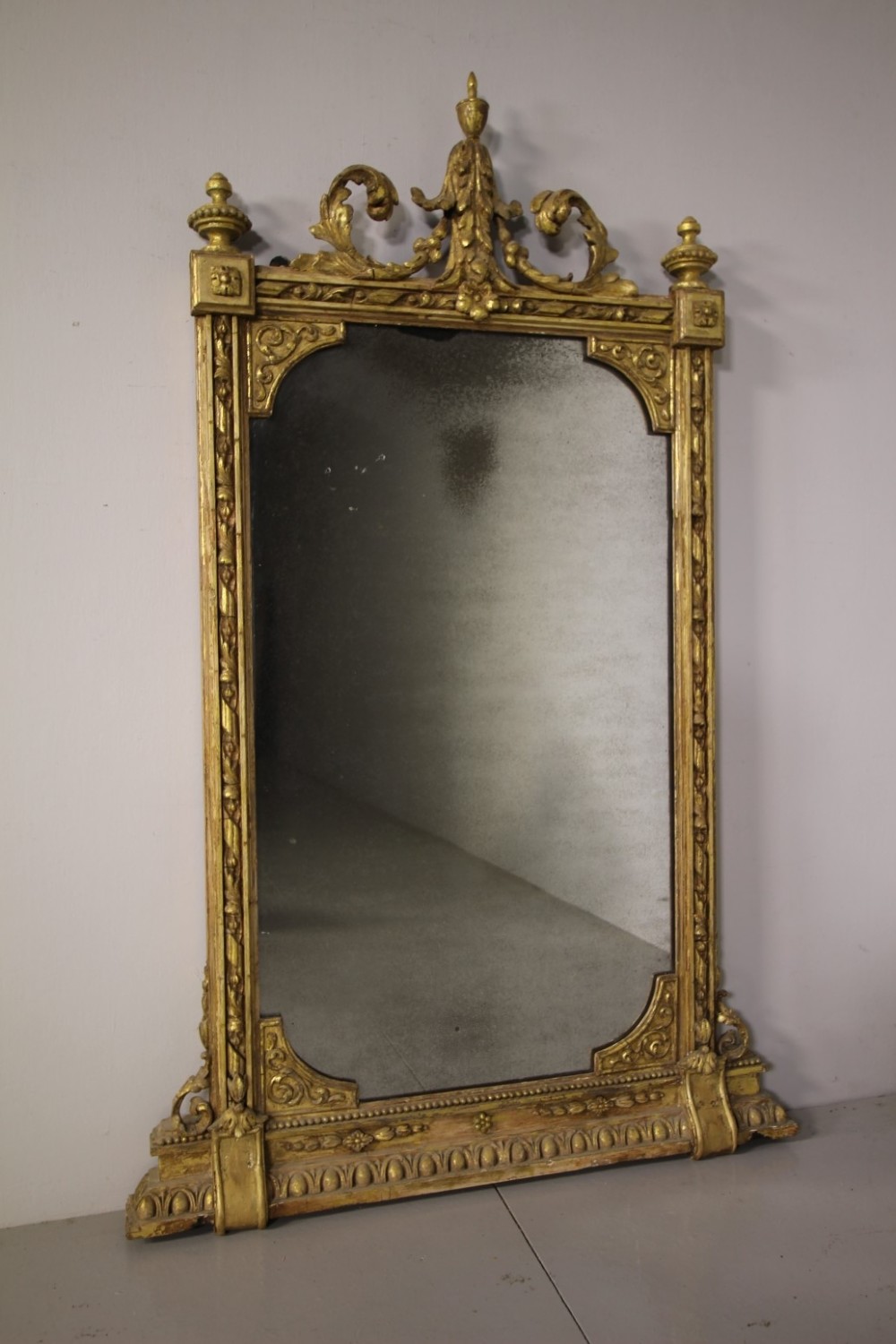 English Early 19th Century Antique Gilt Mirror