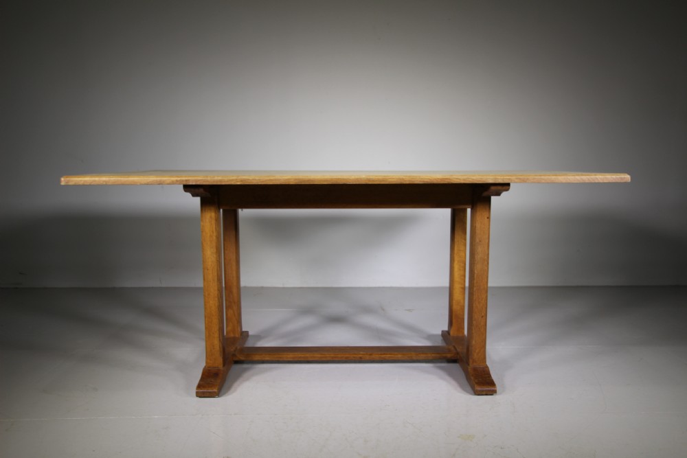 Heals 1930’s Oak Dining Table by Arthur Reynolds View III