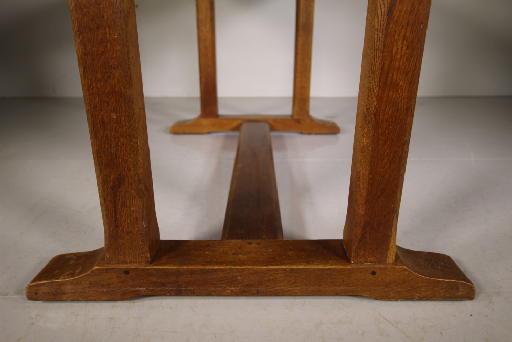 Heals 1930’s Oak Dining Table by Arthur Reynolds View VIII