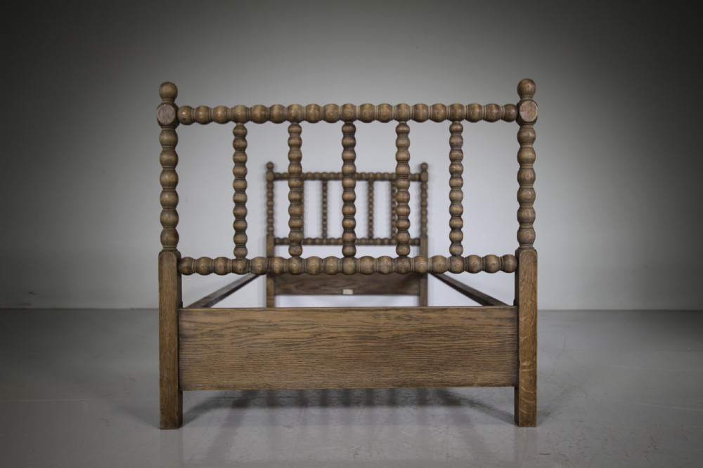 Early Heals Antique Oak Single Bed