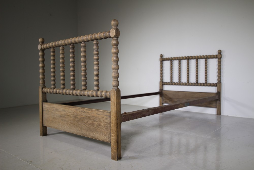 Early Heals Antique Oak Single Bed View III