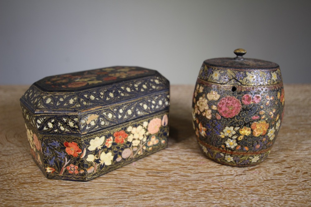 Pair of Decorative 19th Century Antique Kashmiri Boxes