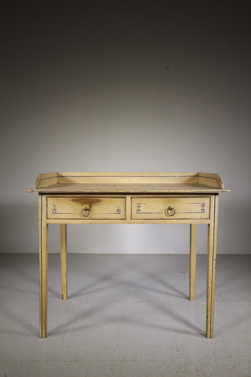 English Regency Original Painted Pine Antique Side Table