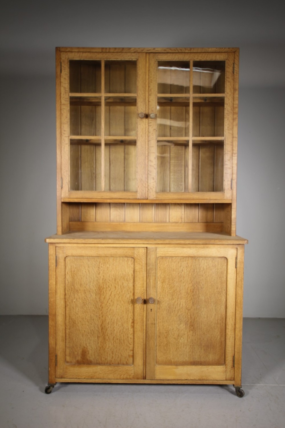 Heals Antique Oak Glazed Dresser – Labelled