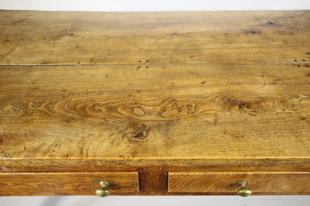 Fabulous Large English Antique Ash Kitchen Dining Table  View IX