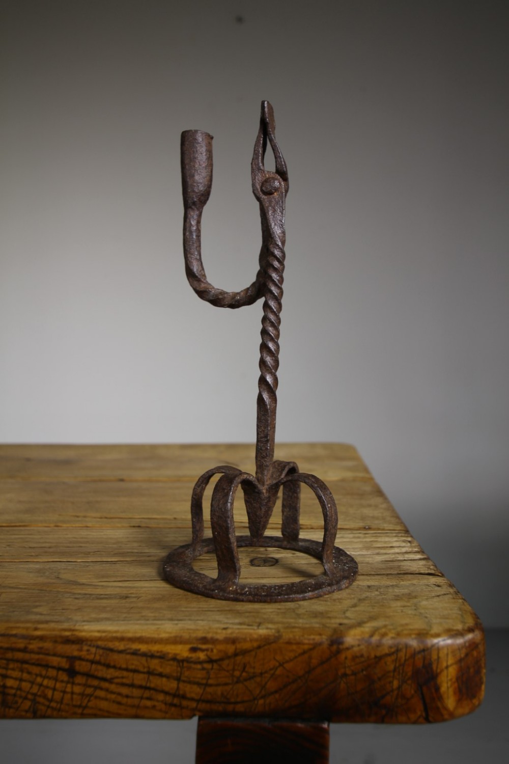 Irish 18th Century Antique Rushlight -Very Good Example