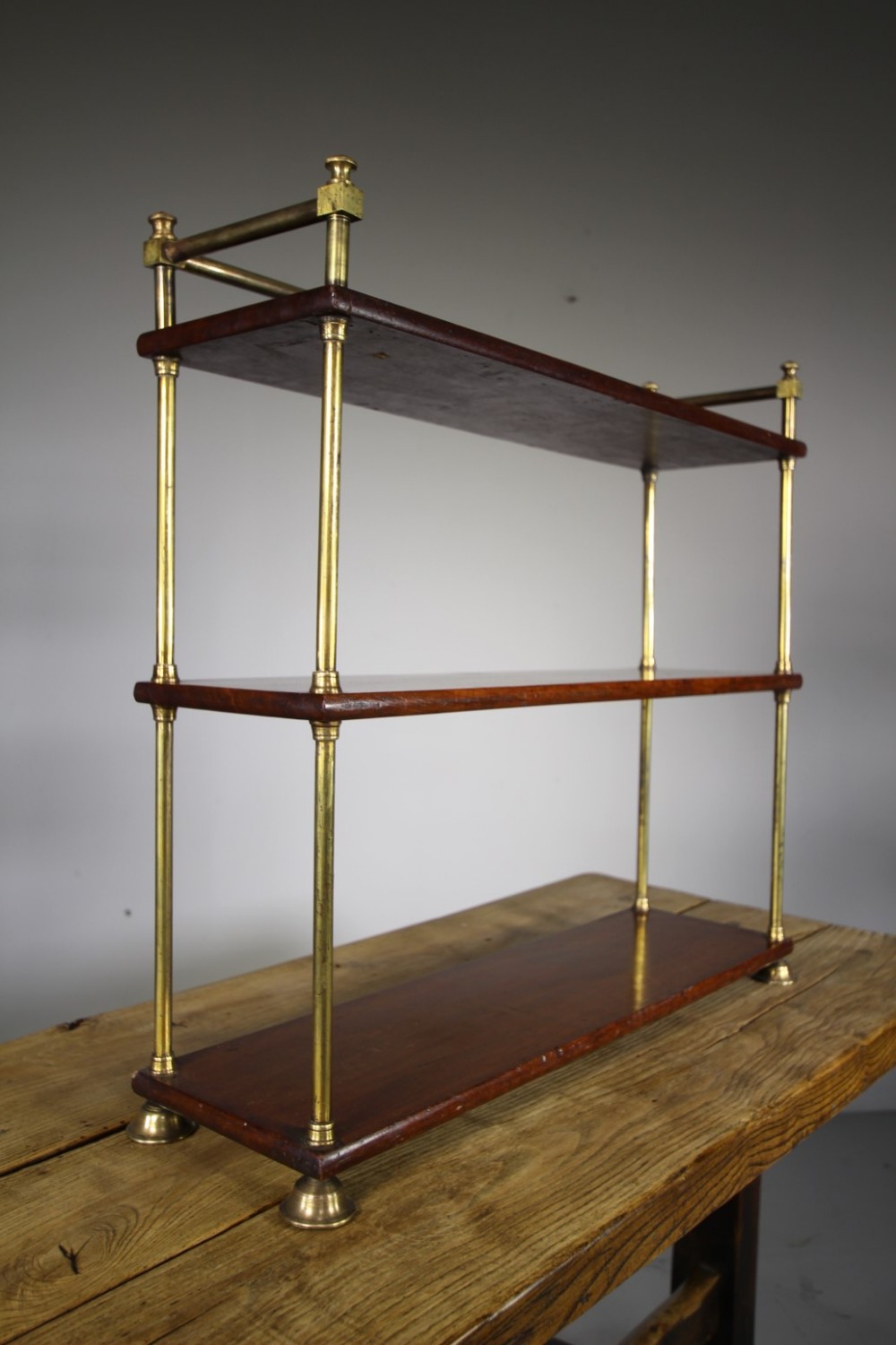 Set of English 19th Century Antique Military Wall Shelves
