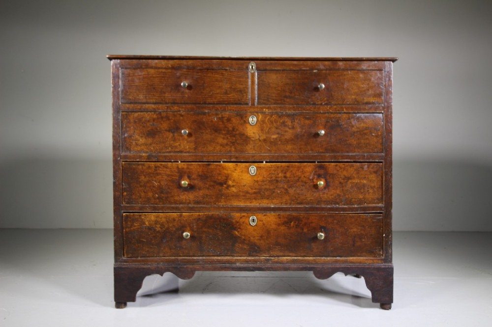 Fabulous Early 18th Century Welsh Antique Oak Mule Chest 