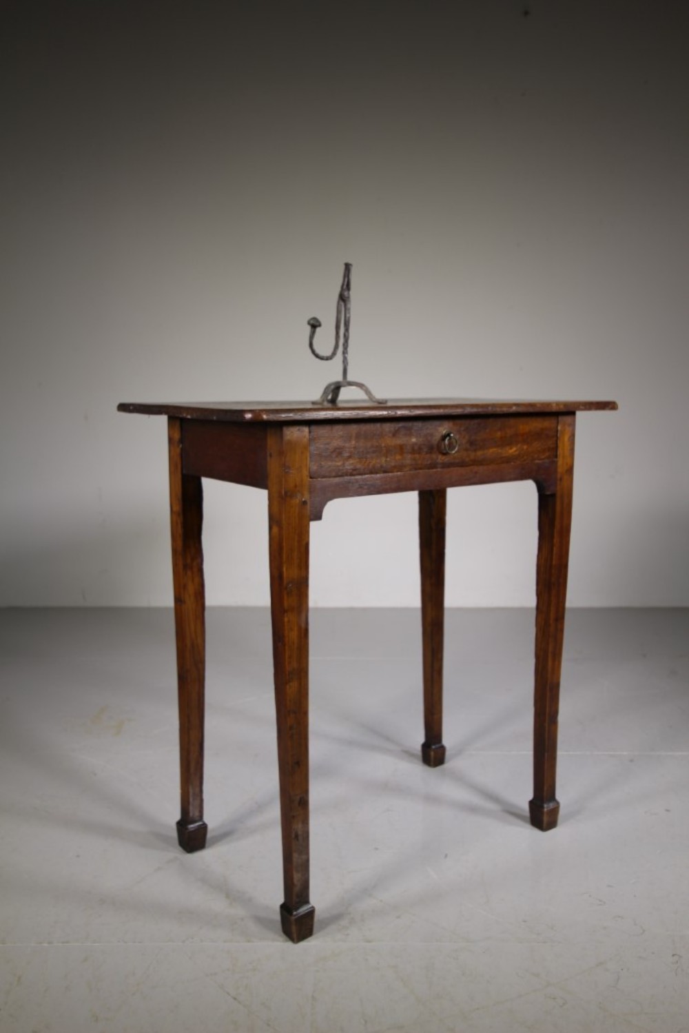 18th Century Fruit Wood & Oak Antique Side Table