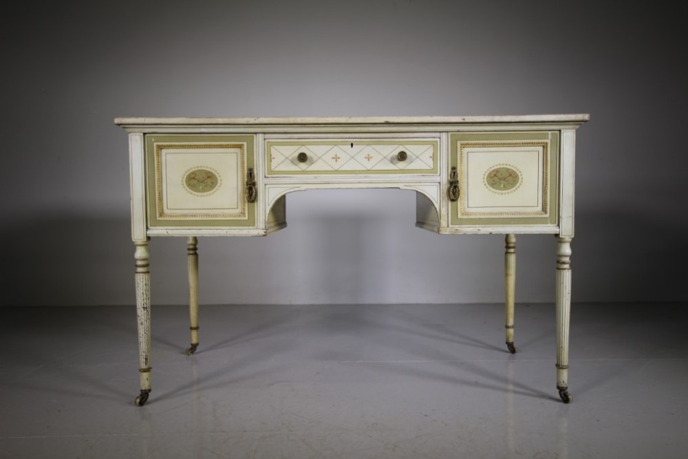 
English 19th Century Original Painted Antique Desk
