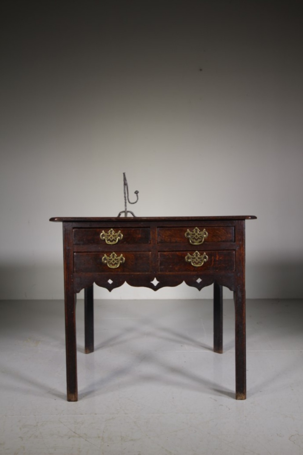 English 18th Century Antique Oak Lowboy Table