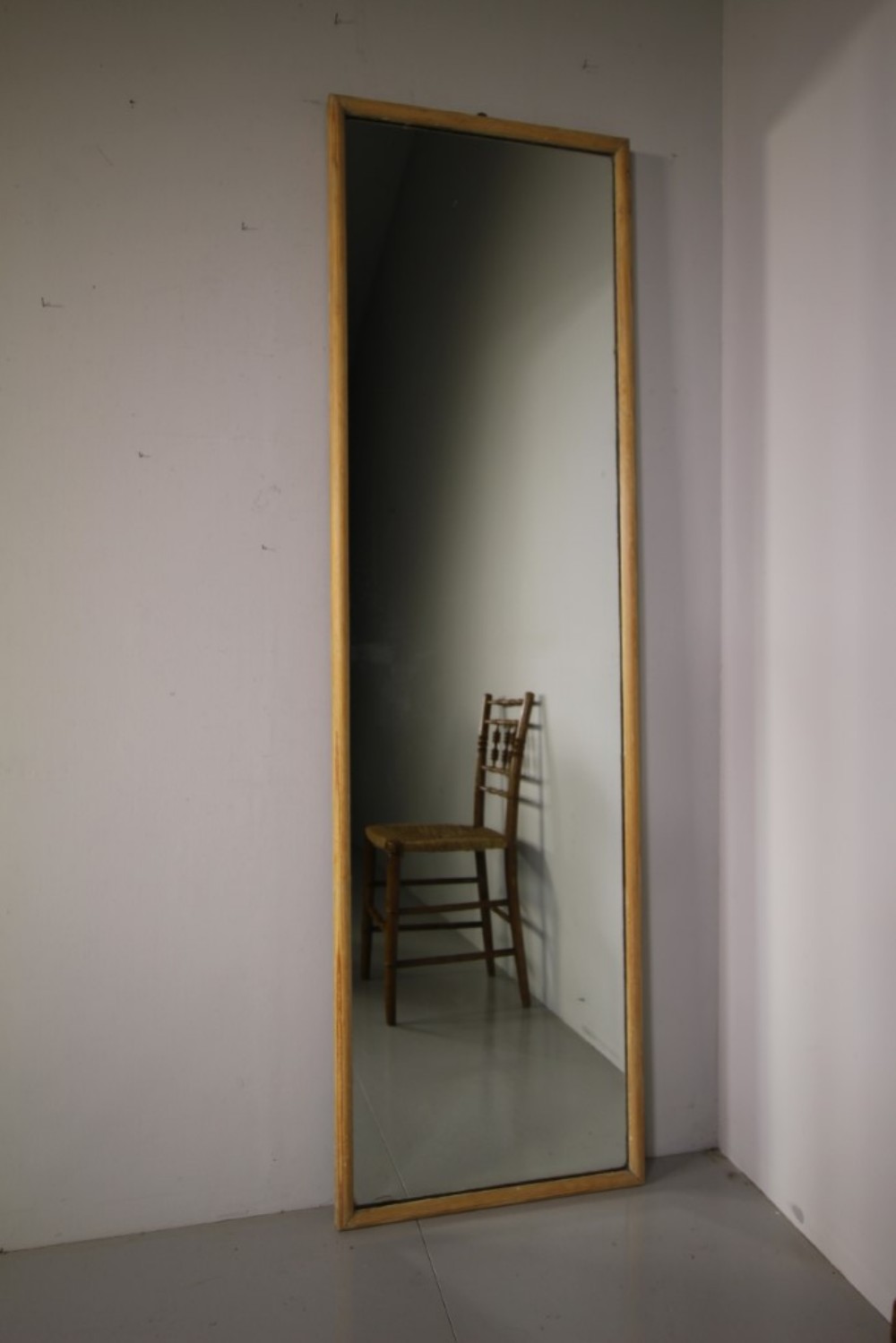 Tall 19th Century Antique Outfitters Wall Mirror